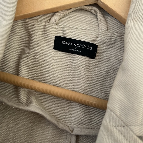 Naked Wardrobe Boyfriend Denim Duster Blazer - Picture 3 of 3